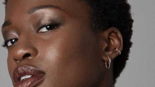 How To Style Small Gold Diamond Hoop Earrings