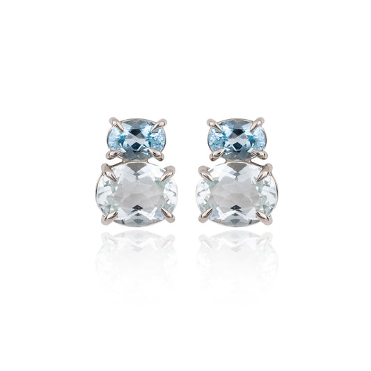 Aqua on Aqua Earrings