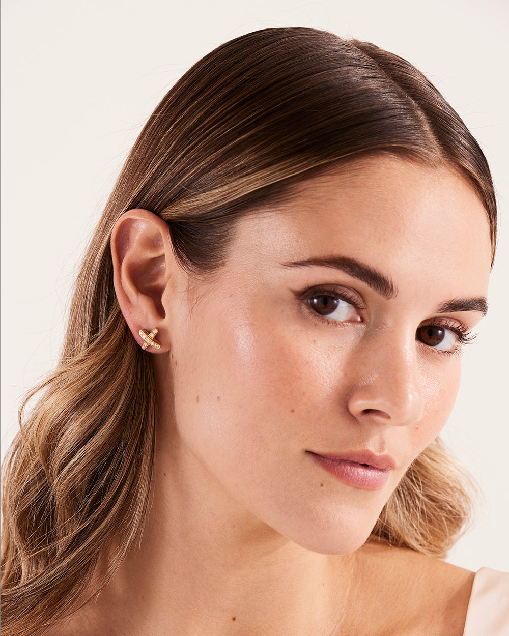 Diamond X Earrings