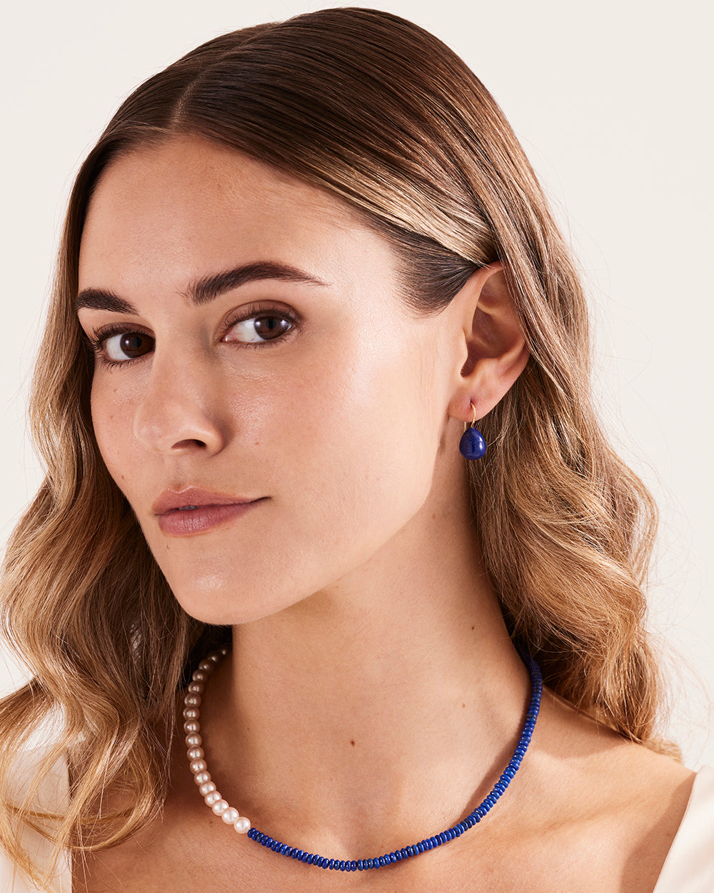Blue Lapis Lazuli Earrings Extra Large