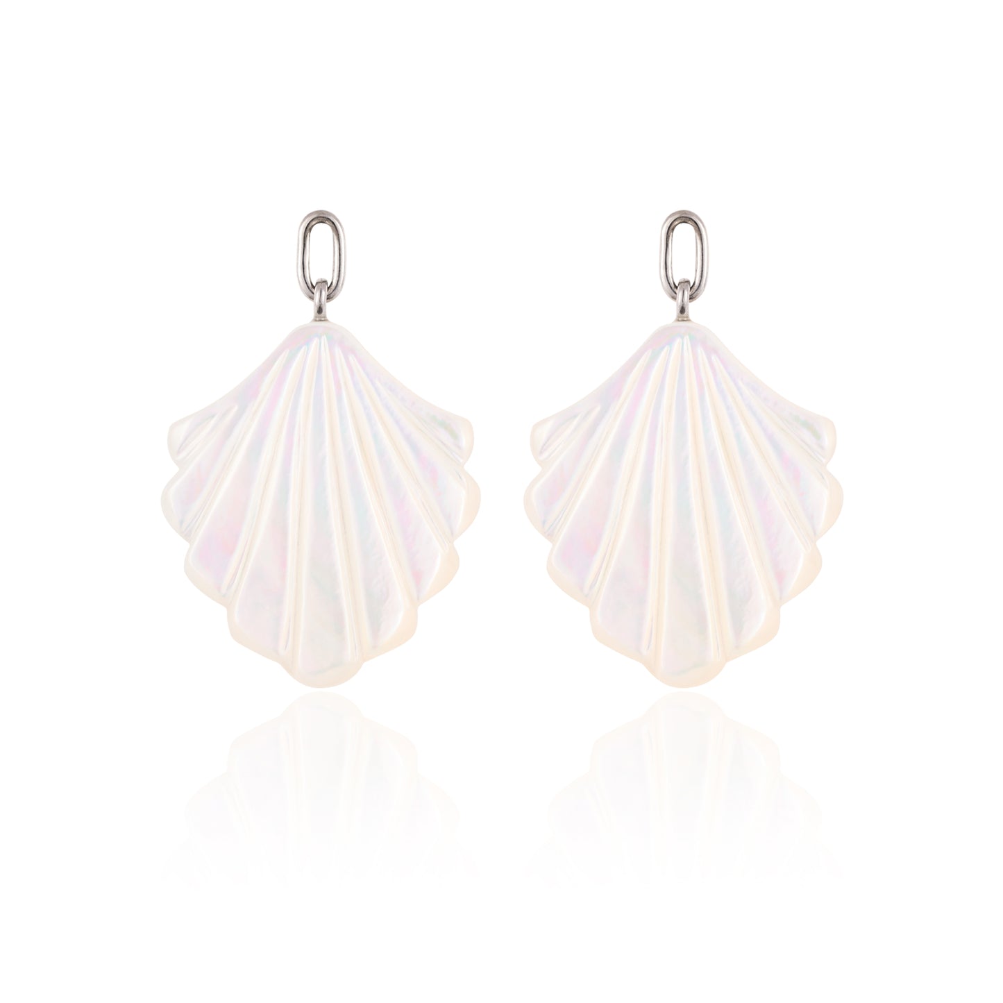 White Gold Muse Earring Pendants
