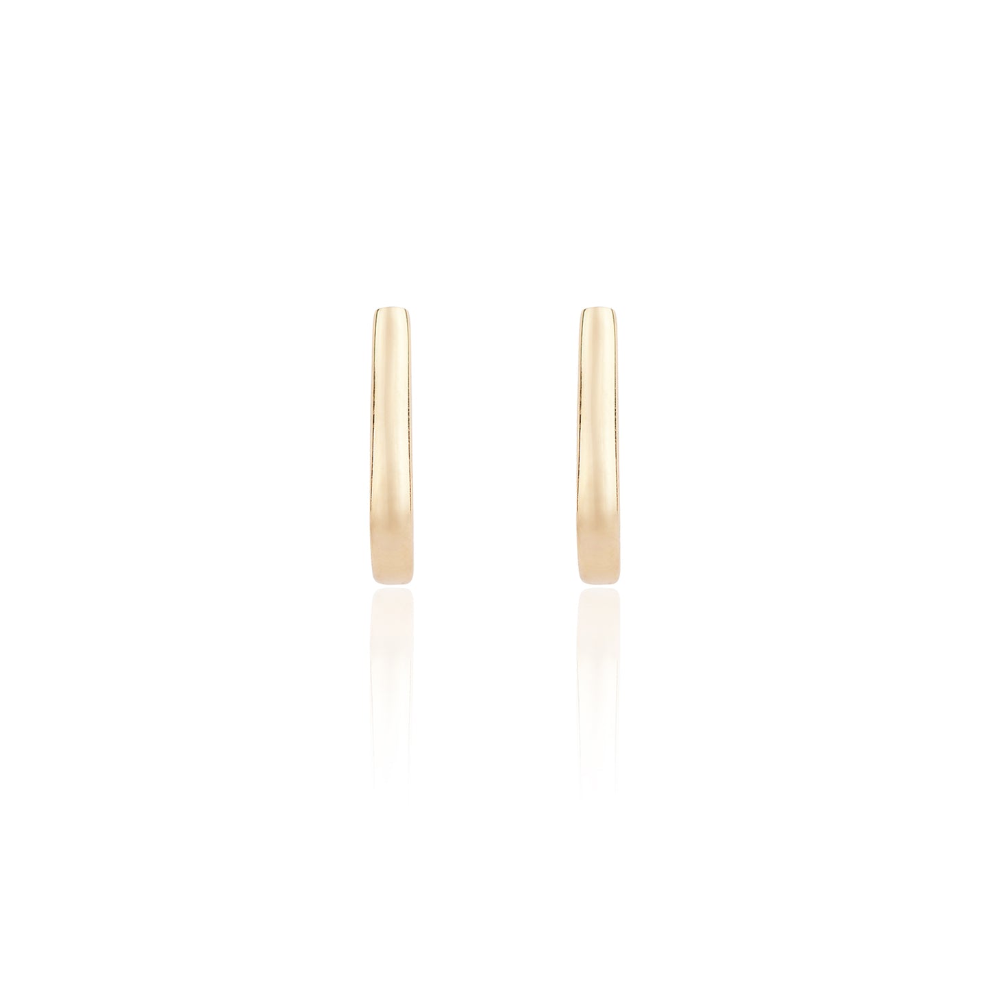 Yellow Gold Loop Earrings