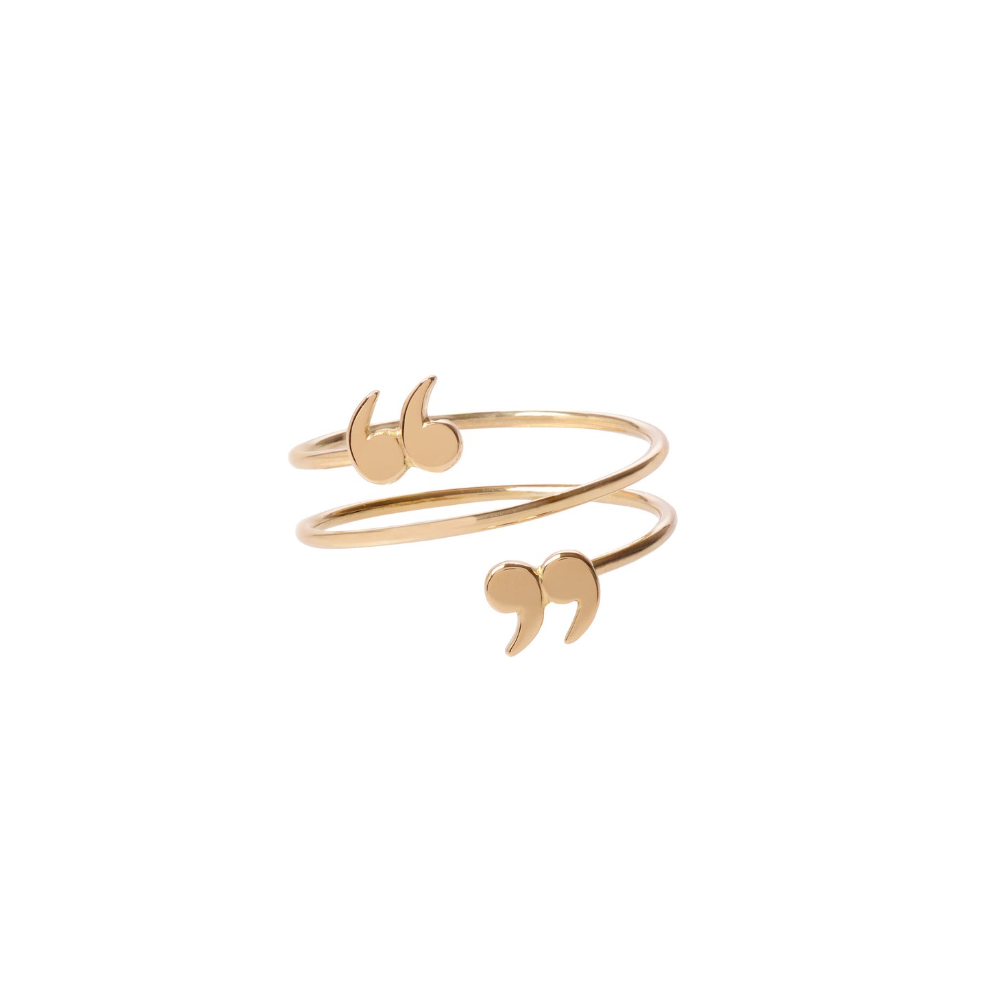 18ct yellow gold Quote Un-Quote Spiral Ring by McFarlane Fine Jewellery