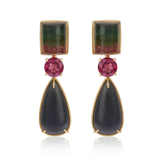Stunning handmade Tourmaline Earrings by McFarlane Fine Jewellery