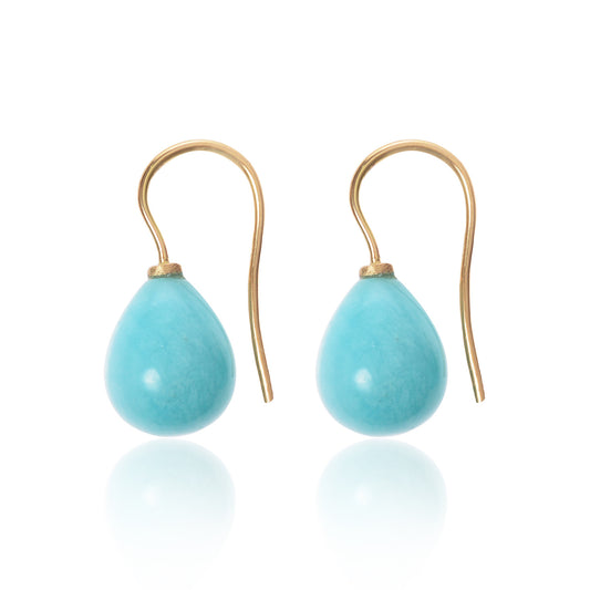 Amazonite Drop Earrings by McFarlane Fine Jewellery