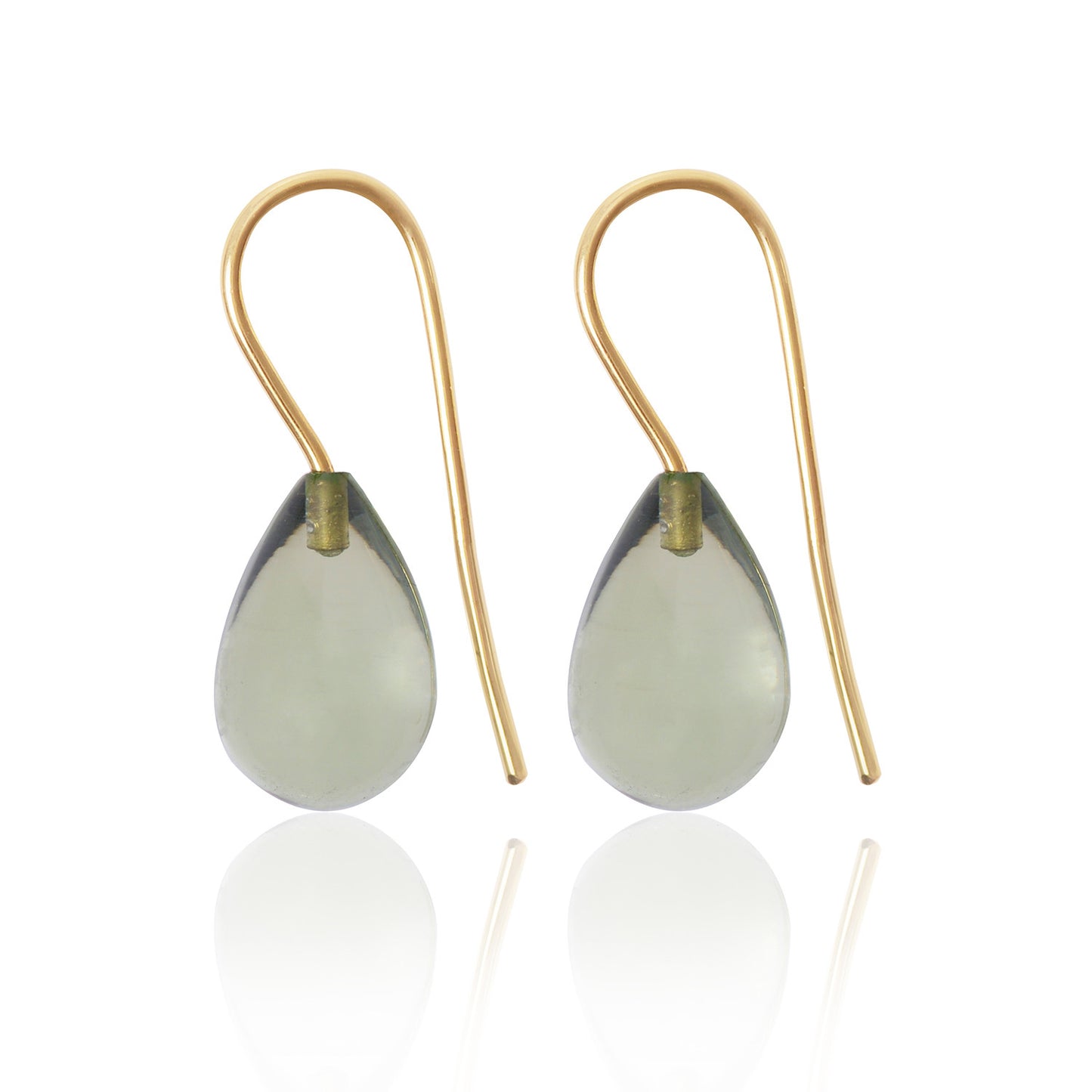 Prasiolite Earrings Large by McFarlane Fine Jewellery