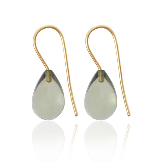 Prasiolite Earrings Large by McFarlane Fine Jewellery