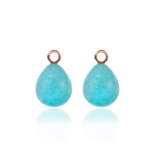 Amazonite Earring Pendants by McFarlane Fine Jewellery