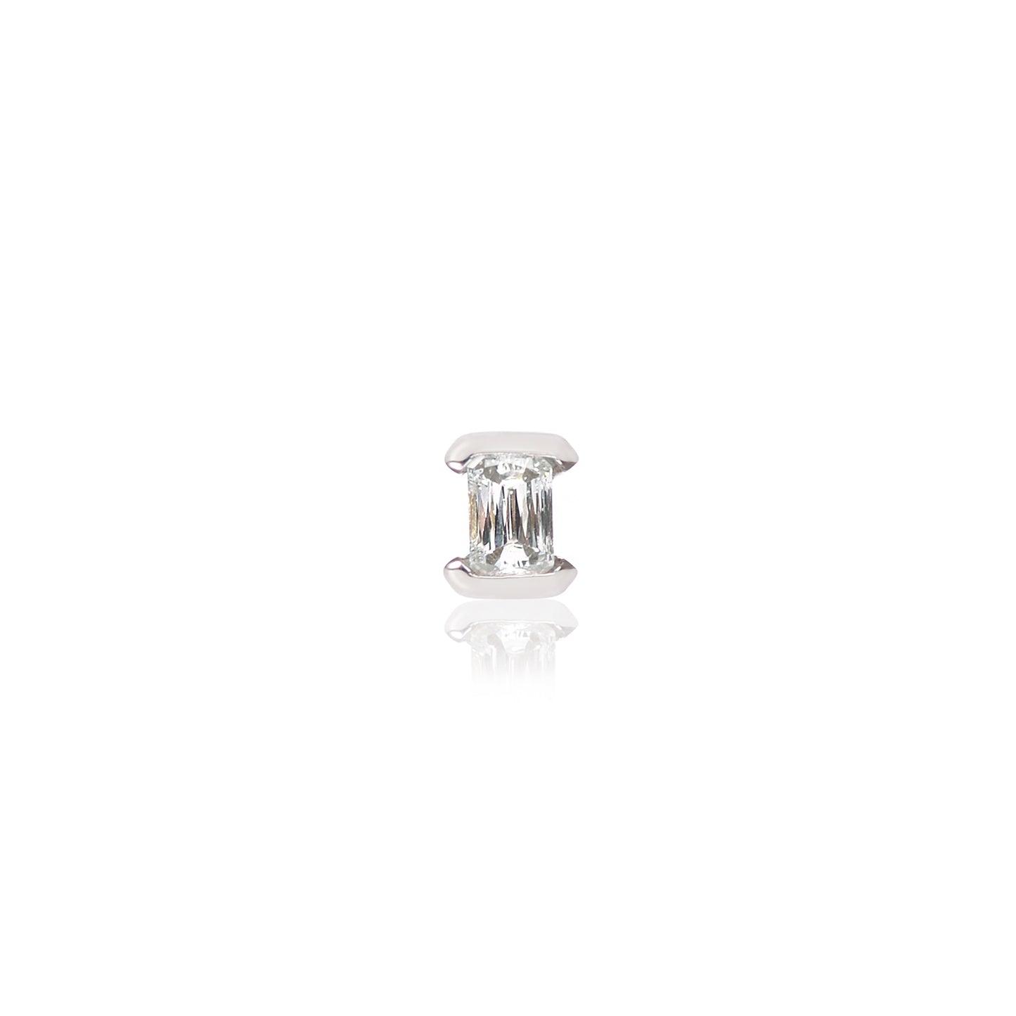 Baguette Diamond Stud by McFarlane Fine Jewellery