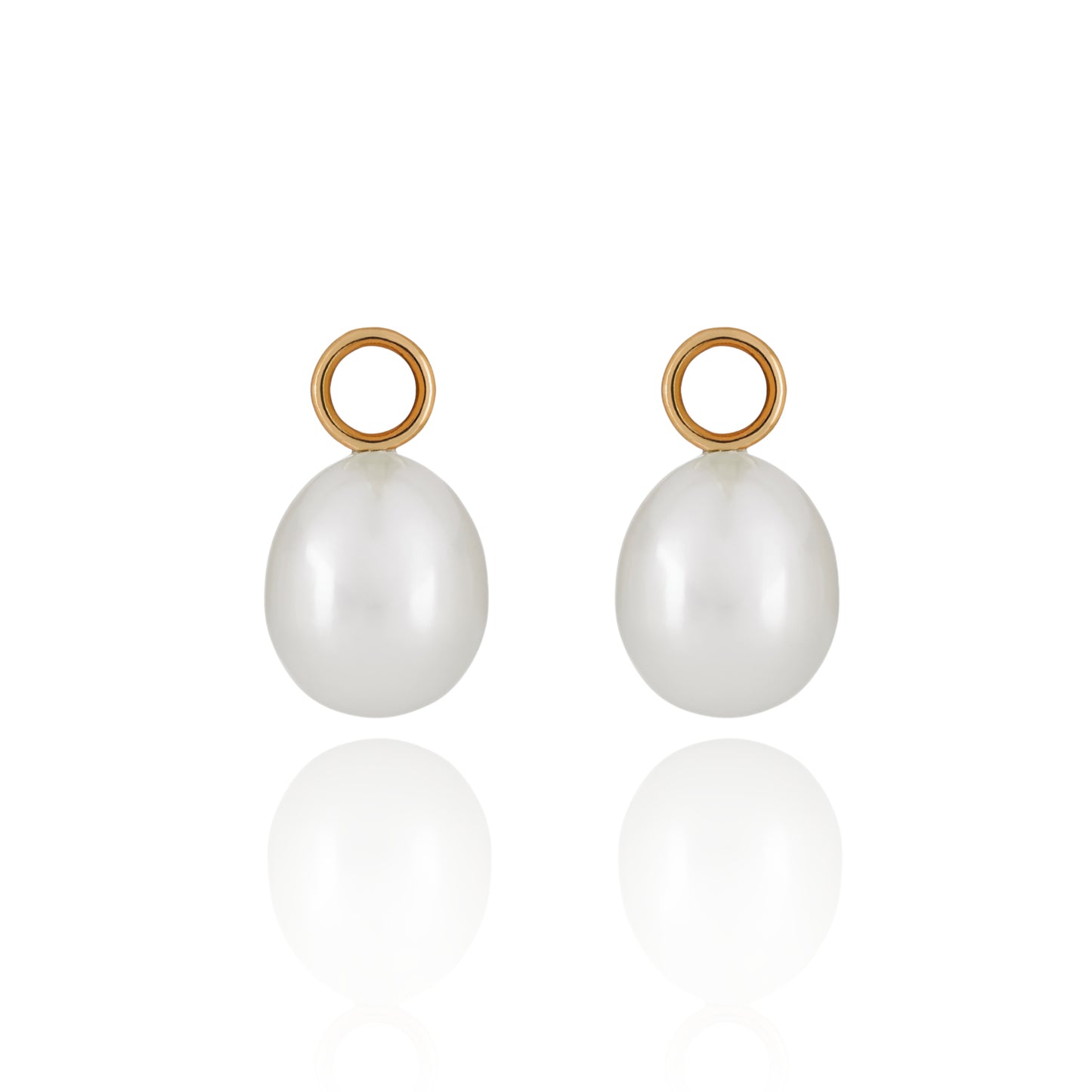 Chunky Pearl Earring Pendants by McFarlane Fine Jewellery