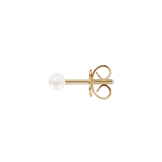 Micro Pearl Stud by McFarlane Fine Jewellery