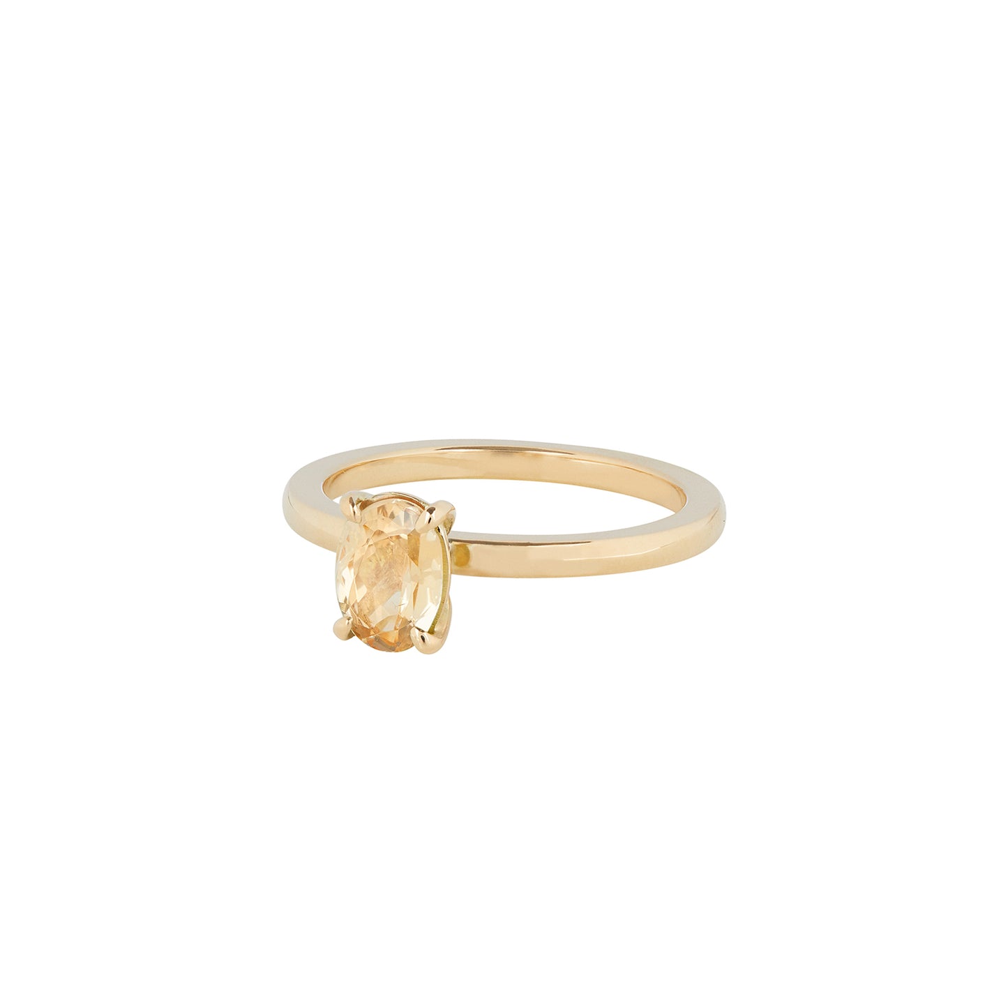 No. 6 Yellow Garnet Ring by McFarlane Fine Jewellery