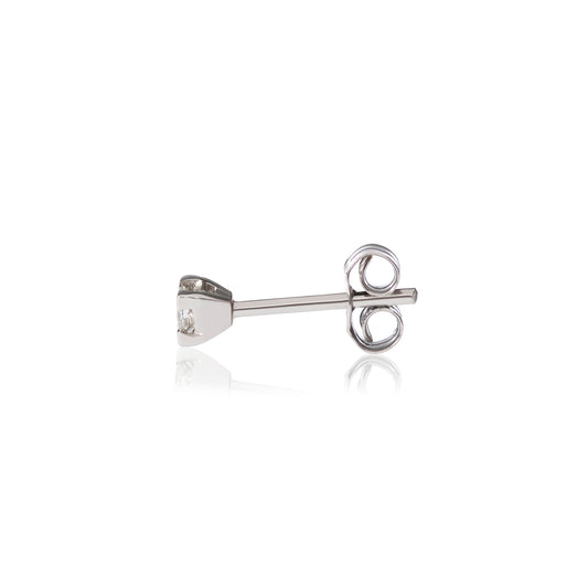 Princess Cut Diamond Stud by McFarlane Fine Jewellery