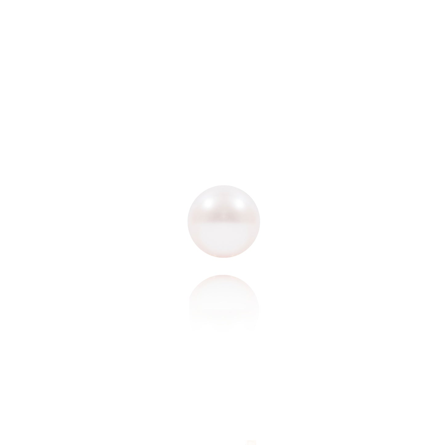Mini Pearl Stud Front view by McFarlane Fine Jewellery