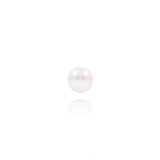 Mini Pearl Stud Front view by McFarlane Fine Jewellery