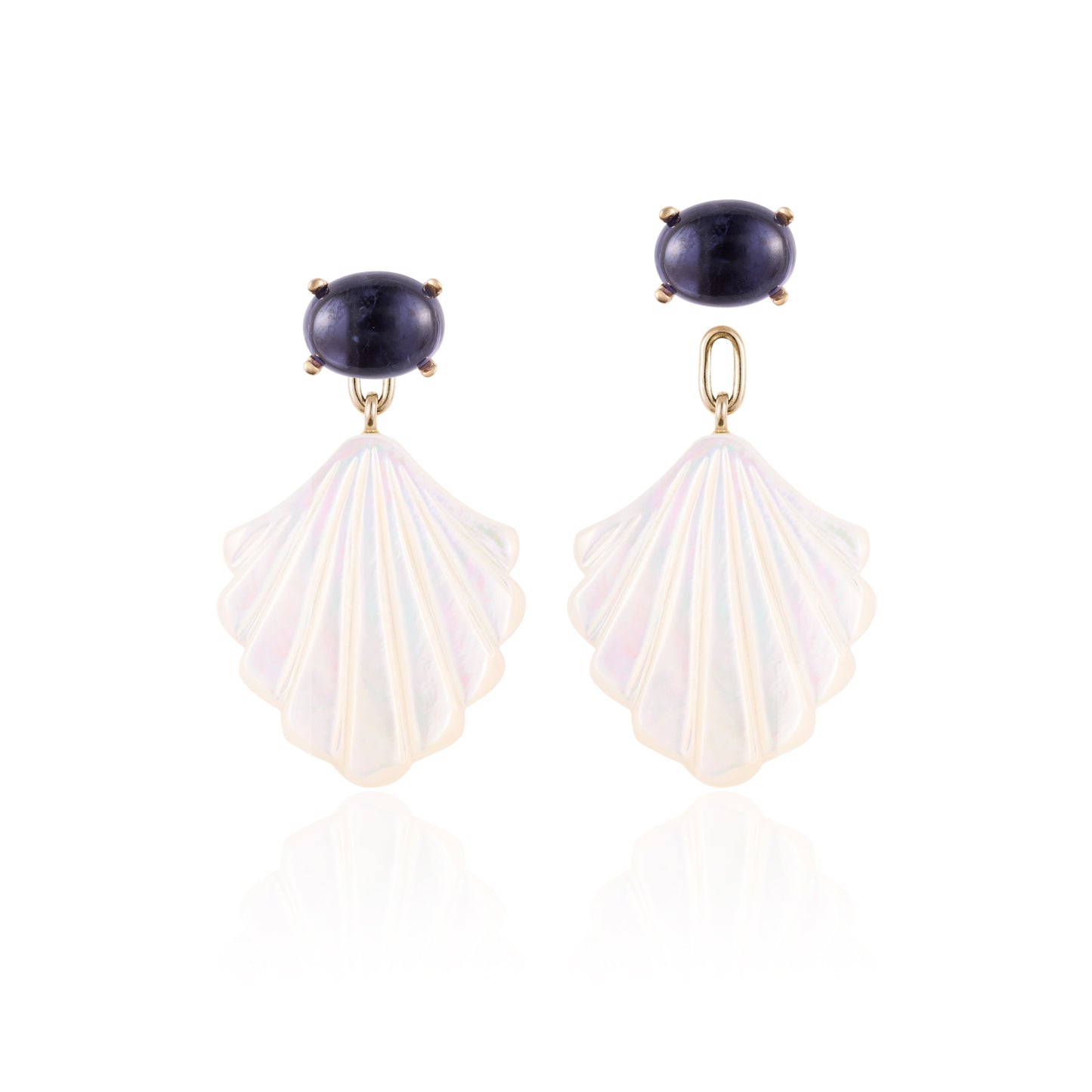 Deep Blue Muse Earrings