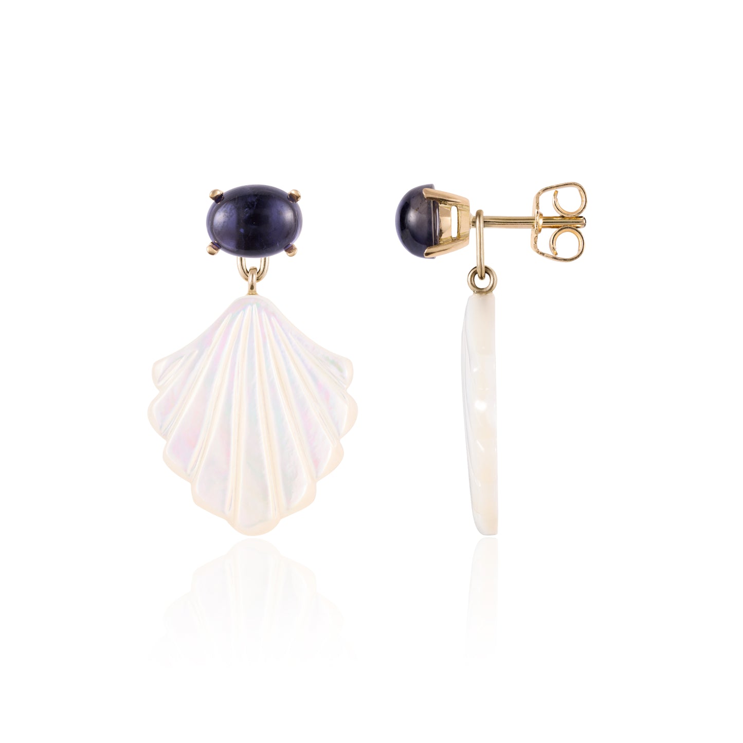 Deep Blue Muse Earrings