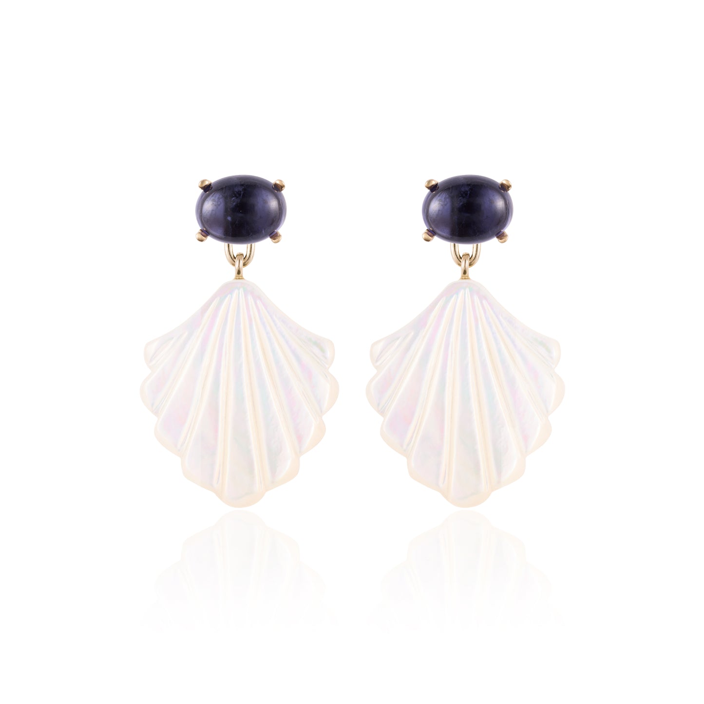 Deep Blue Muse Earrings
