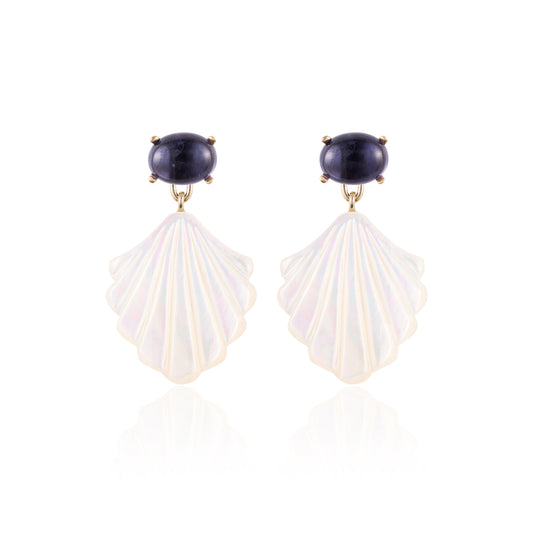 Deep Blue Muse Earrings