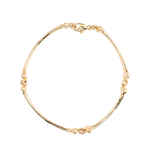 Gold Bone Bracelet