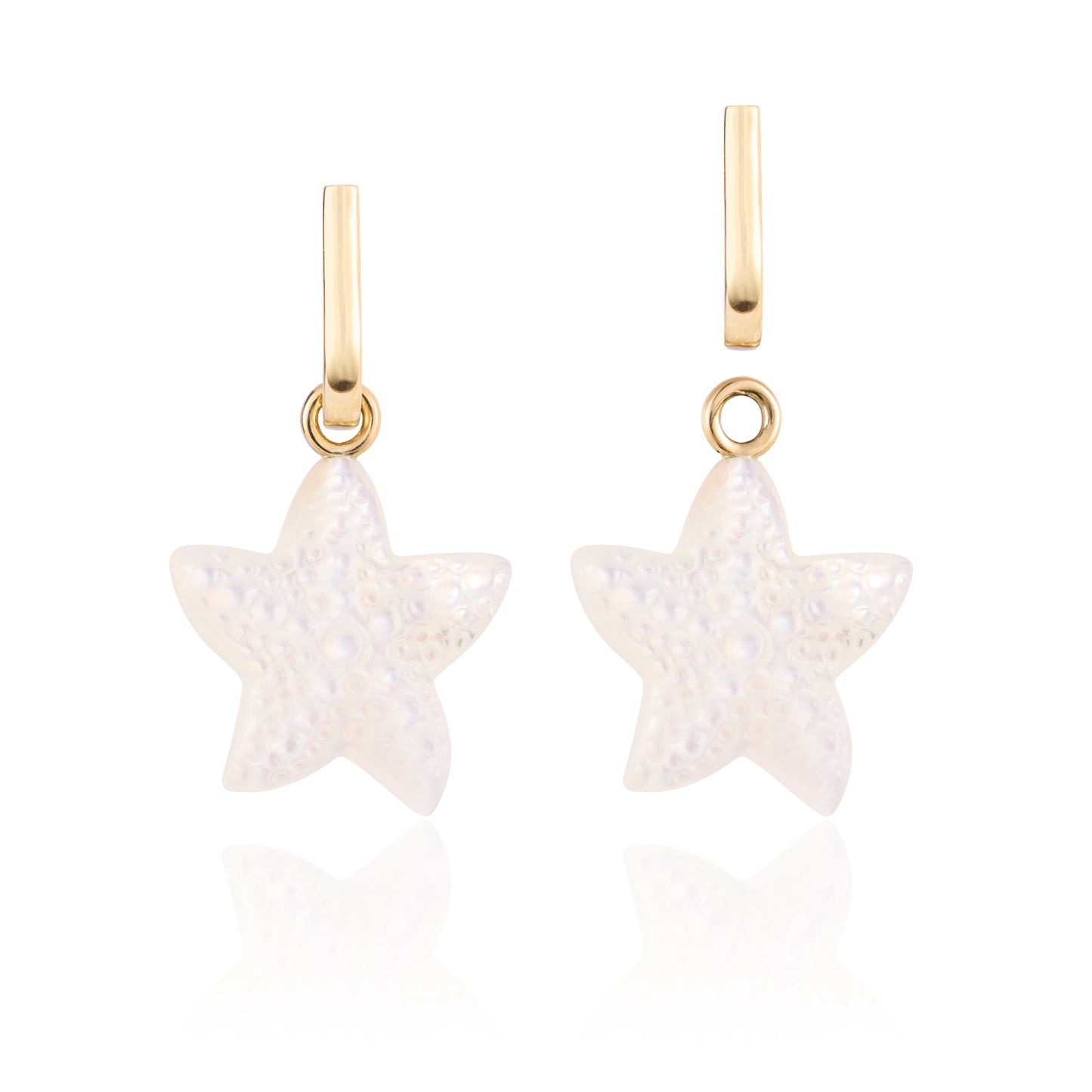 Mini Starfish Muse Loop Earrings