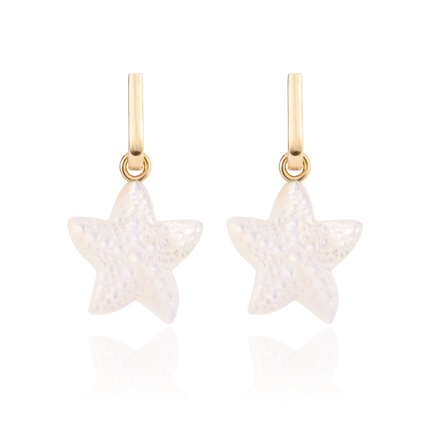 Mini Starfish Muse Loop Earrings