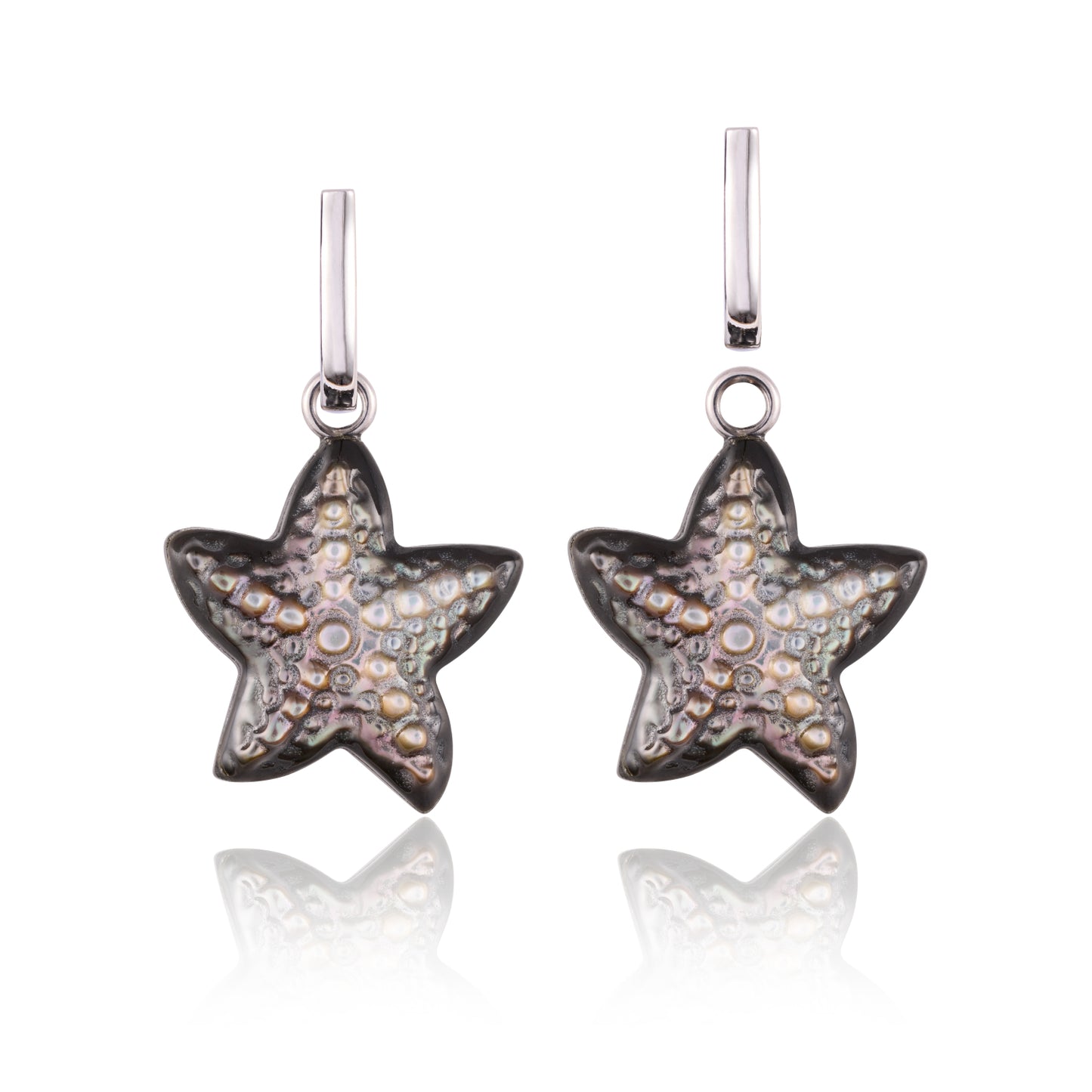 Mini Starfish Siren Loop Earrings