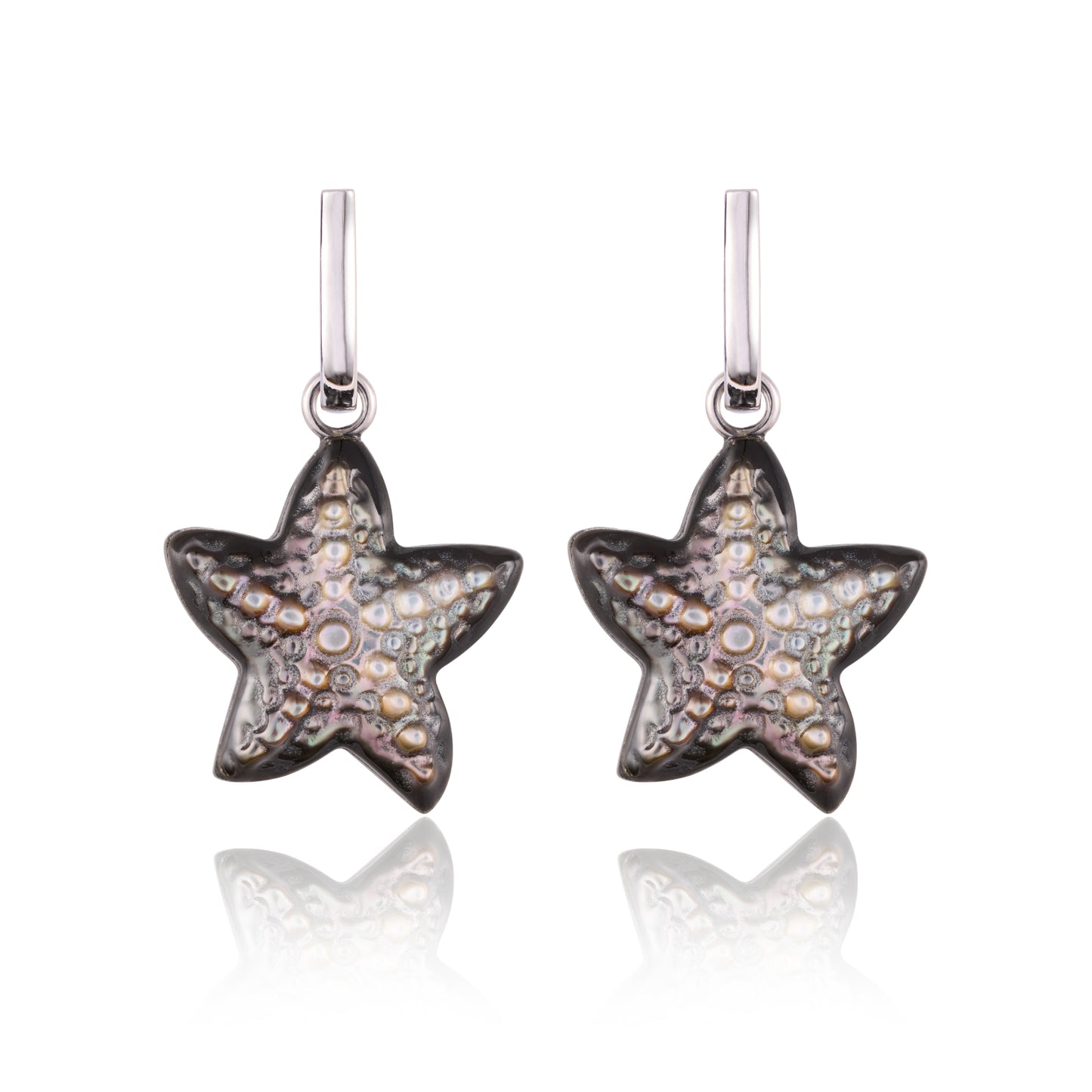 Mini Starfish Siren Loop Earrings