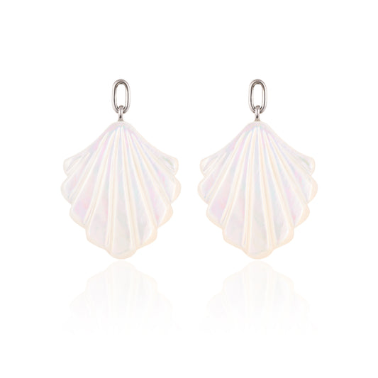 White Gold Muse Earring Pendants