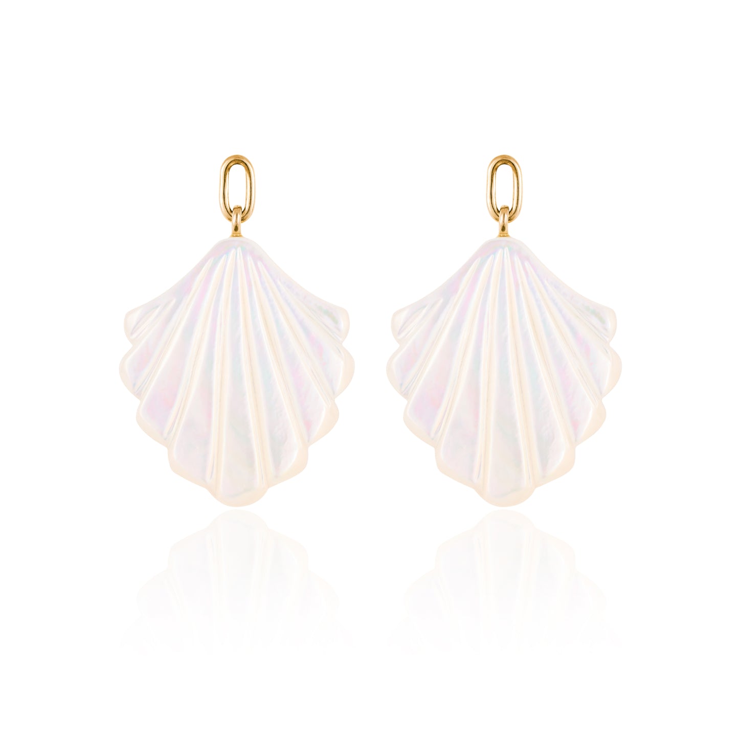 Yellow Gold Muse Earring Pendants
