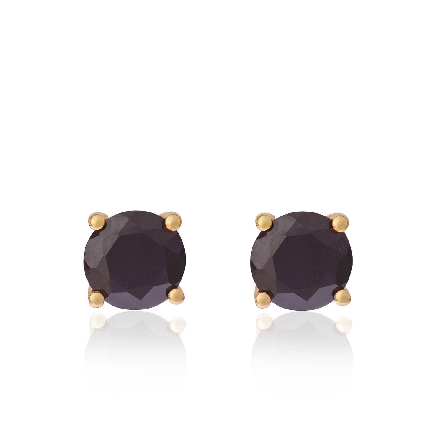 Black Spinel Earrings by McFarlane Fine Jewellery