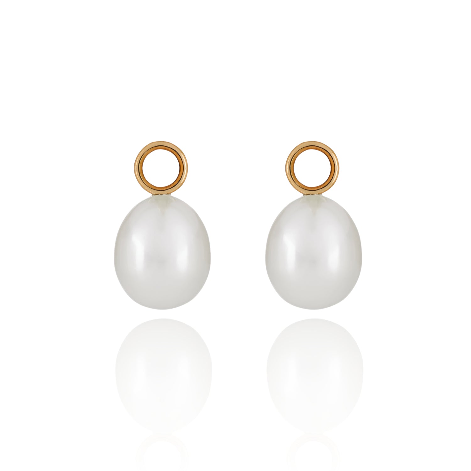 Chunky Pearl Earring Pendants by McFarlane Fine Jewellery