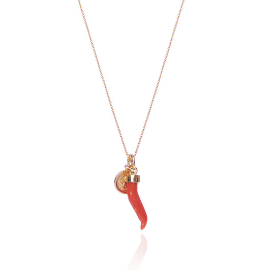 Angel and Little Chilli Necklace by McFarlane Fine Jewellery