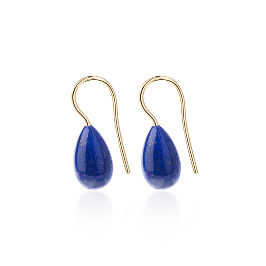 Blue Lapis Lazuli Earrings Medium