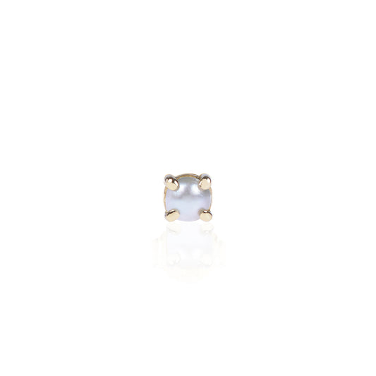 Mabe Pearl Stud in 18ct yellow gold by McFarlane Fine Jewellery