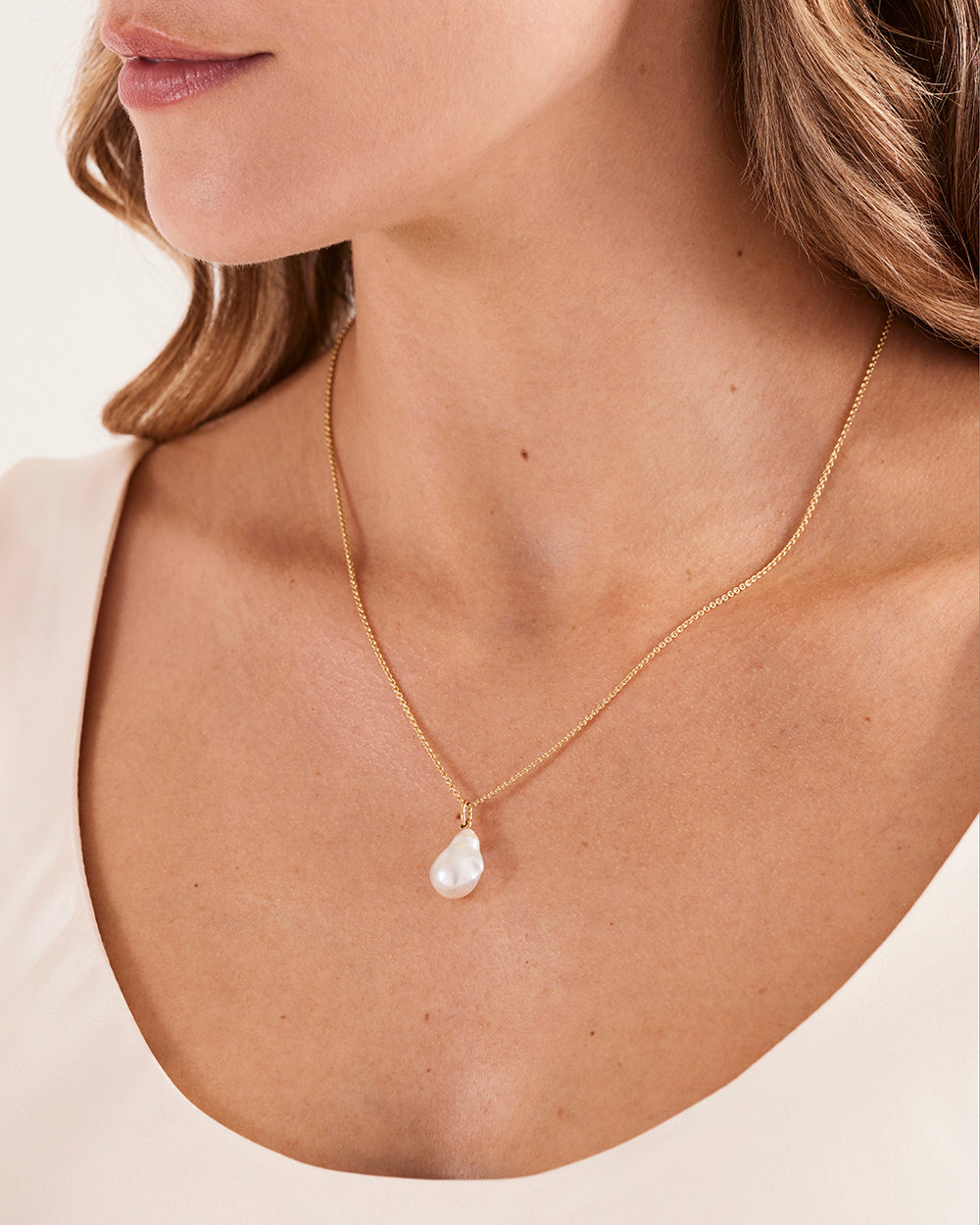 Baroque Pearl Necklace