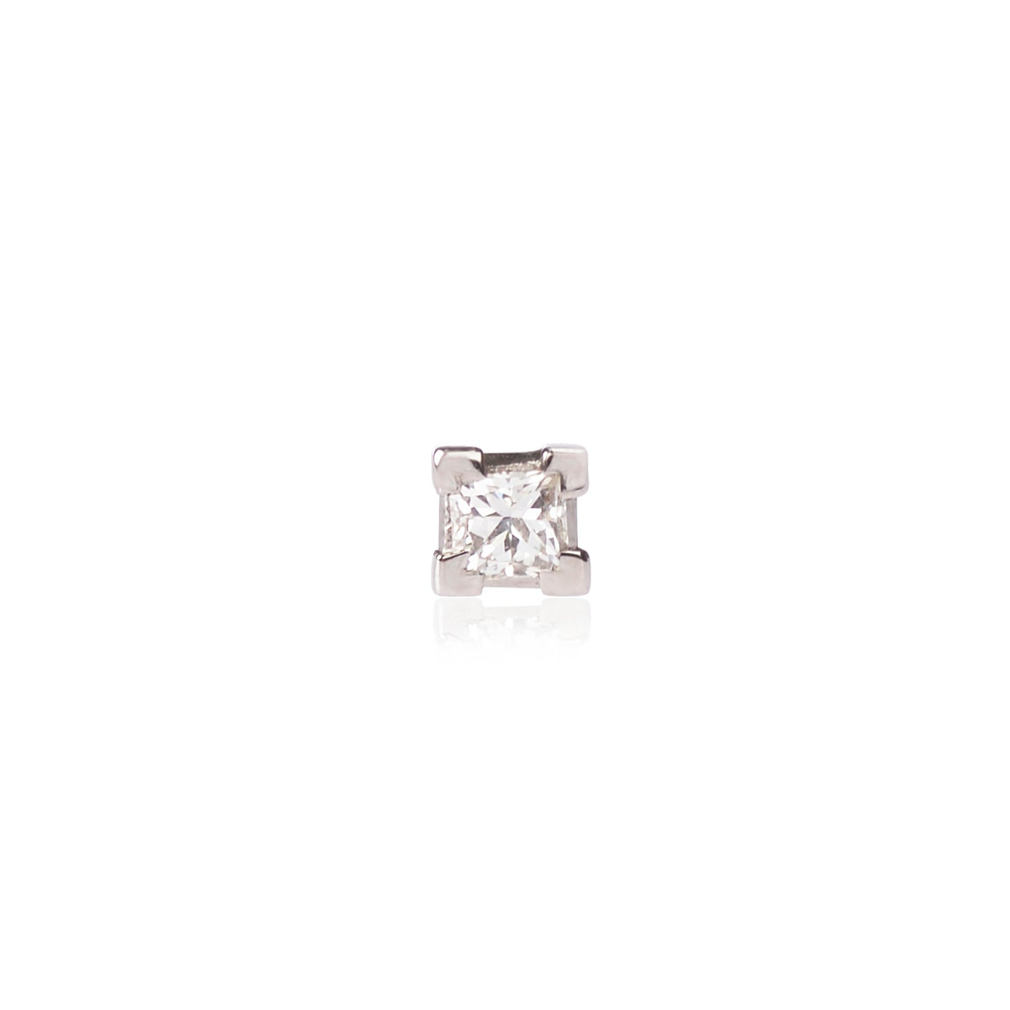 Princess Cut Diamond Stud by McFarlane Fine Jewellery