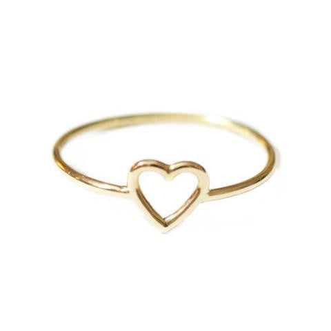 18ct yellow gold Little Heart Ring by McFarlane Fine Jewellery